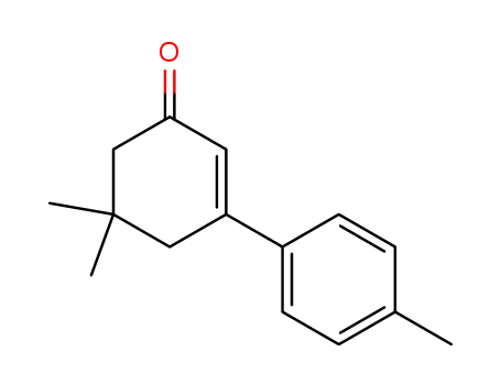 Molecular Structure of 72036-52-3 (5,5-Dimethyl-3-(4-methylphenyl)-cyclohex-2-en-1-one)