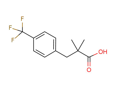 2,2-Dimethyl-3-[4-(trifluoromethyl)phenyl]propanoic acid