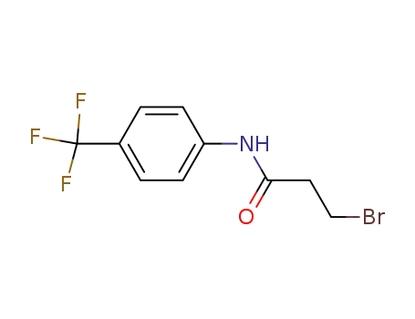 3-bromo-N-[4-(trifluoromethyl)phenyl]propanamide