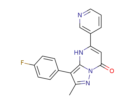 3-(4-fluorophenyl)-2-methyl-5-(pyridin-3-yl)pyrazolo[1,5-a]pyrimidin-7(4H)-one