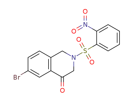 6-bromo-2-(2-nitrophenylsulfonamido)-2,3-dihydroisoquinolin-4(1H)-one
