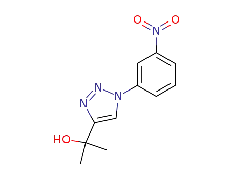 2-[1-(3-nitrophenyl)-1H-1,2,3-triazol-4-yl]propan-2-ol