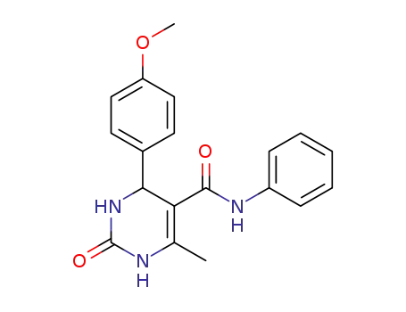 4-(4-methoxyphenyl)-6-methyl-2-oxo-N-phenyl-1,2,3,4-tetrahydropyrimidine-5-carboxamide