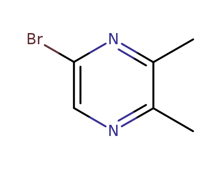 Molecular Structure of 111454-68-3 (5-BroMo-2,3-diMethylpyrazine)