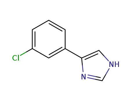 Molecular Structure of 912763-45-2 (1H-Imidazole,  5-(3-chlorophenyl)-)