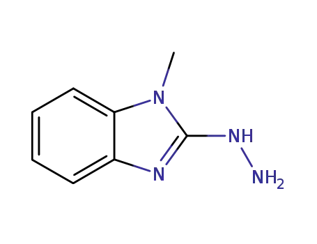 Molecular Structure of 7022-37-9 (2H-Benzimidazol-2-one,1,3-dihydro-1-methyl-,hydrazone(9CI))