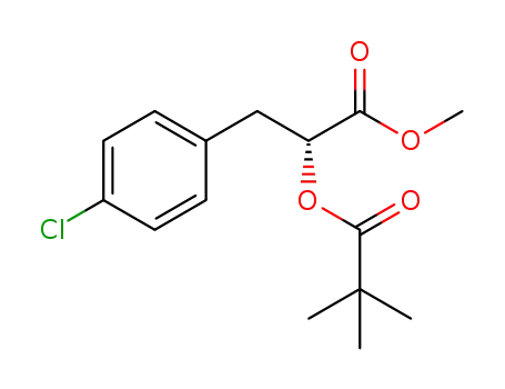 (R)-methyl 3-(4-chlorophenyl)-2-pivaloyloxypropanoate