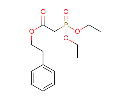 Molecular Structure of 941582-78-1 (phenethyl 2-(diethoxyphosphoryl)acetate)