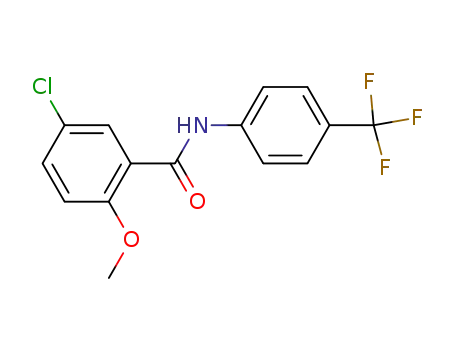 5-Chloro-2-methoxy-N-[4-(trifluoromethyl)phenyl]benzamide