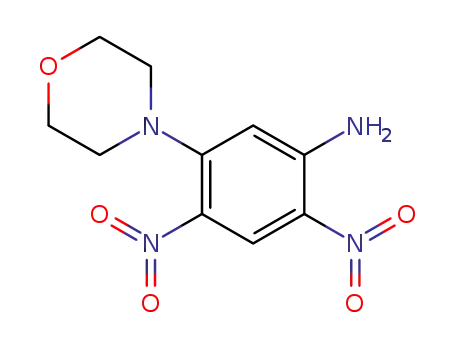 Molecular Structure of 1072919-42-6 (5-morpholino-2,4-dinitroaniline)