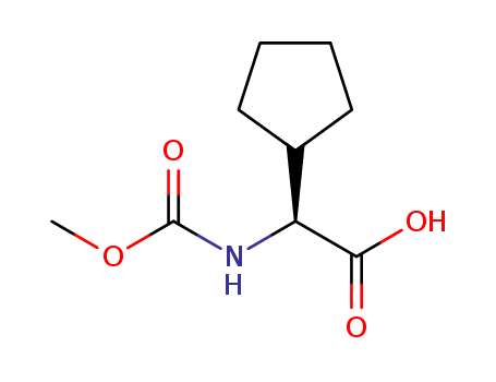 (S)-2-cyclopentyl-2-((methoxycarbonyl)amino)acetic acid