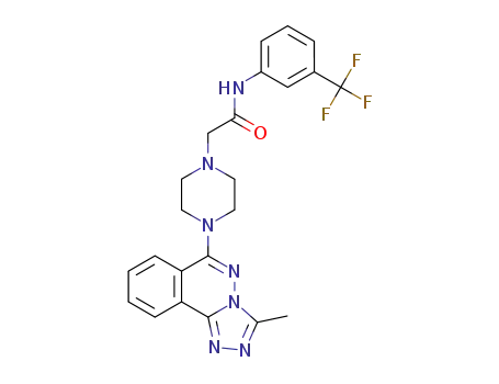 2-(4-(3-methyl-1,2,4-triazolo[3,4-a]phthalazin-6-yl)piperazin-1-yl)-N-(3-(trifluoromethyl) phenyl) acetamide