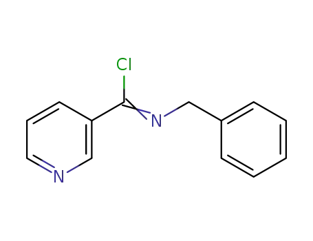 N-benzylnicotiniminoyl chloride