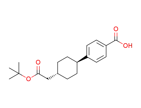 trans-4'-(4-tert-butoxycarbonylmethylcyclohexyl)benzoic acid