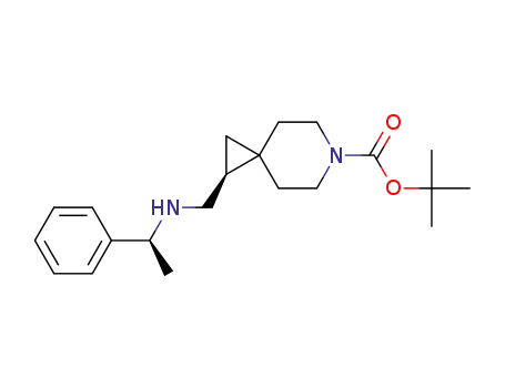 tert-butyl (1S)-1-([[(1S)-1-phenylethyl]amino]methyl)-6-azaspiro[2,5]octane-6-carboxylate