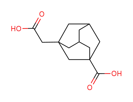 Molecular Structure of 56531-58-9 (3-Carboxyadamantane-1-acetic acid)