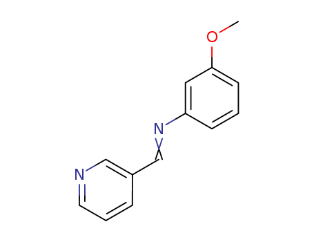 3-Methoxy-N-(3-pyridinylmethylene)benzenamine