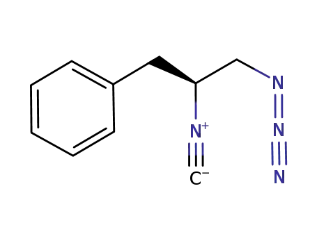 Molecular Structure of 1223635-87-7 (1-[(S)-3-azido-2-isocyanopropyl]benzene)