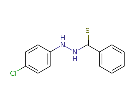 Molecular Structure of 63810-84-4 (Benzenecarbothioic acid, 2-(4-chlorophenyl)hydrazide)