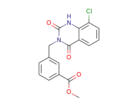 8-chloro-3-(3-methoxycarbonylbenzyl)quinazoline-2,4(1H,3H)-dione