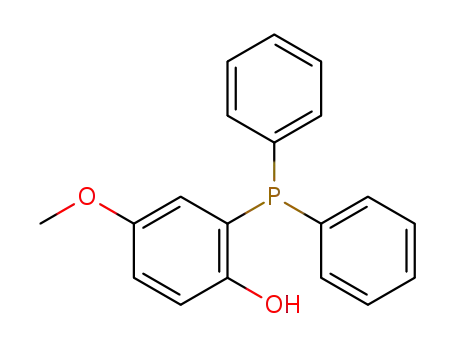 Molecular Structure of 658707-42-7 (Phenol, 2-(diphenylphosphino)-4-methoxy-)