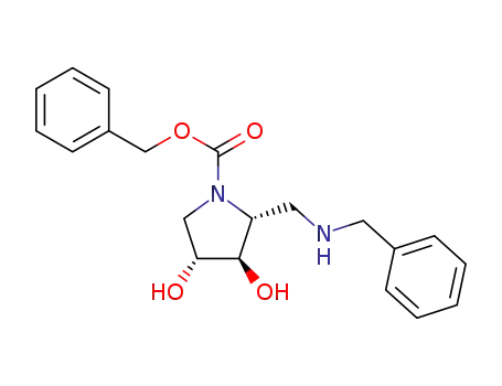 (2R,3R,4R)-N-benzyloxycarbonyl-2-((benzylamino)methyl)-3,4-dihydroxypyrrolidine