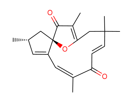 3a,6-Epoxy-3aH-cyclopentacyclododecene-4,11-dione,2,3,7,8-tetrahydro-2,5,8,8,12-pentamethyl-, (2R,3aR,9E,12Z)- cas  29444-03-9