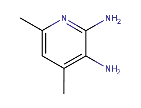 Molecular Structure of 50850-16-3 (4,6-DIMETHYLPYRIDINE-2,3-DIAMINE)
