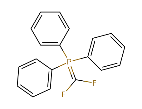 Molecular Structure of 33558-14-4 (Phosphorane, (difluoromethylene)triphenyl-)