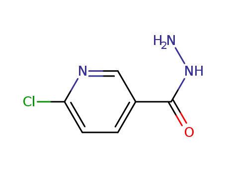 Molecular Structure of 168893-66-1 (6-Chloropyridine-3-carbohydrazide)