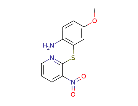 4-Methoxy-2-(3-nitro-pyridin-2-ylsulfanyl)-phenylamine