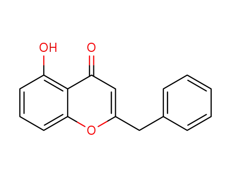 Molecular Structure of 1579990-06-9 (2-benzyl-5-hydroxy-4H-chromen-4-one)