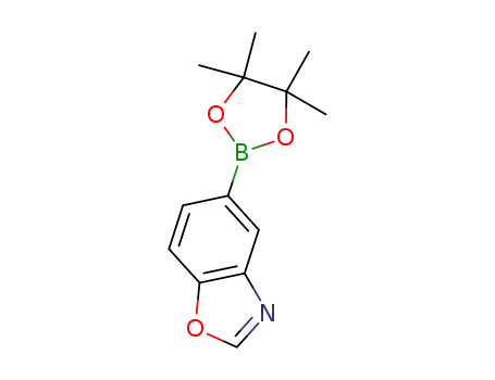 Molecular Structure of 936902-12-4 (5-(4,4,5,5-Tetramethyl-1,3,2-dioxaborolan-2-yl)benzo[d]oxazole)