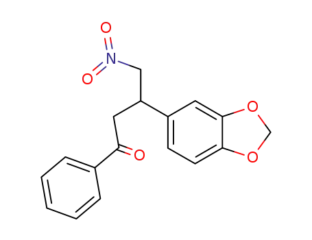 Molecular Structure of 6947-83-7 (3-benzo[1,3]dioxol-5-yl-4-nitro-1-phenyl-butan-1-one)