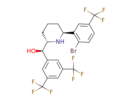 (R)-[3,5-bis(trifluoromethyl)phenyl]{(2S,6S)-6-[2-bromo-5-(trifluoromethyl)phenyl]piperidin-2-yl}methanol