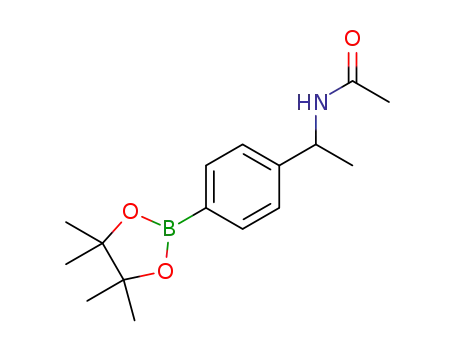 (RS)-N-(1-(4-(4,4,5,5-tetramethyl-1,3,2-dioxaborolan-2-yl)phenyl)ethyl)acetamide