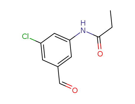 N-(3-chloro-5-formylphenyl)propionamide