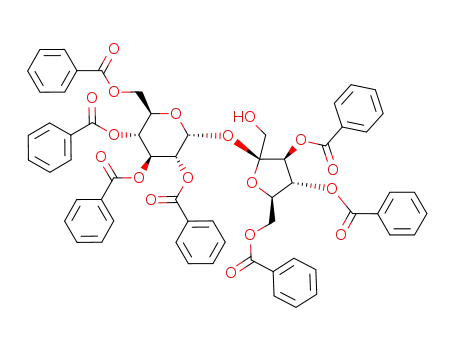3,4,6-tri-O-benzoyl-β-D-fructofuranosyl-2,3,4,6-tetra-O-benzoyl-α-D-glucopyranoside