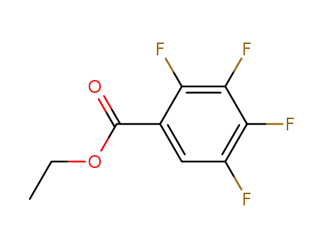 Molecular Structure of 122894-73-9 (Ethyl 2,3,4,5-tetrafluorobenzoate)