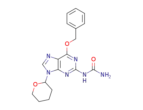 1-[6-(benzyloxy)-9-(tetrahydro-2H-pyran-2-yl)-9H-purin-2-yl]urea