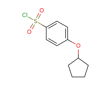 4-CYCLOPENTYLOXY-BENZENESULFONYL 클로라이드