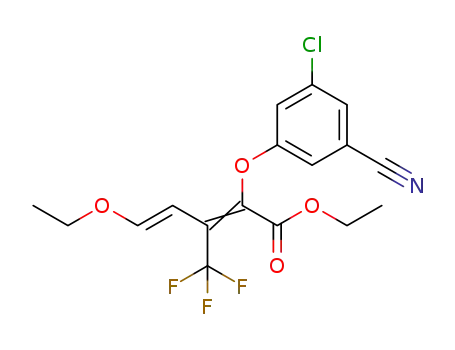 (2E/Z,4E)-ethyl 2-(3-chloro-5-cyanophenoxy)-5-ethoxy-3-(trifluoromethyl)penta-2,4-dienoate