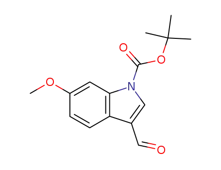 Molecular Structure of 847448-73-1 (3-FORMYL-6-METHOXYINDOLE-1-CARBOXYLIC ACID TERT-BUTYL ESTER)