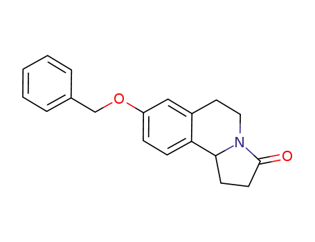 8-benzyloxy-1,2,3,5,6,10b-hexahydropyrrolo[2,1-a]isoquinolin-3-one