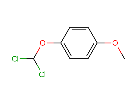Molecular Structure of 104392-37-2 (Benzene, 1-(dichloromethoxy)-4-methoxy-)