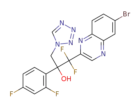 1-(6-Bromoquinoxalin-2-yl)-2-(2,4-difluorophenyl)-1,1-difluoro-3-(1H-tetrazol-1-yl)propan-2-ol