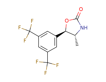 (4R,5R)-5-[3,5-bis(trifluoromethyl)phenyl]-4-methyl-1,3-oxazolidin-2-one