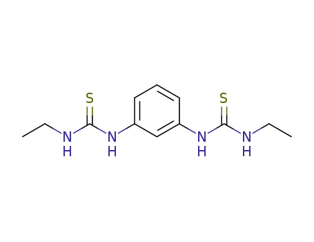 Molecular Structure of 16349-50-1 (Thiourea, N,N''-1,3-phenylenebis[N'-ethyl-)