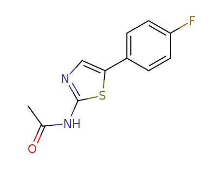 N-(5-(4-fluorophenyl)thiazol-2-yl)acetamide