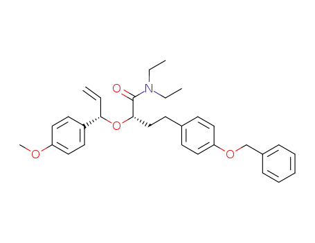 (S)-4-(4-(benzyloxy)phenyl)-N,N-diethyl-2-((S)-1-(4-methoxyphenyl)allyloxy)butanamide